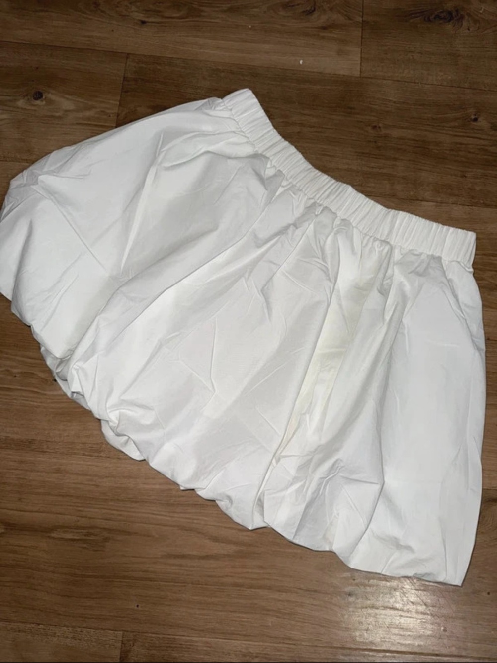 Brand new white bubble skirt